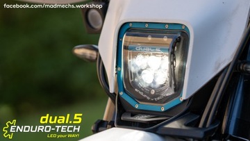 СВЕТОДИОДНАЯ ЛАМПА DUAL.5 HUSQVARNA 701 SM ENDURO 16- СИНЯЯ