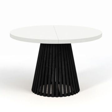 Стол DOVER 100/200 LAMELE круглый, раздвижной чердак