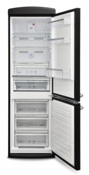 RETRO GORENJE черный в комплекте с отдельно стоящим холодильником