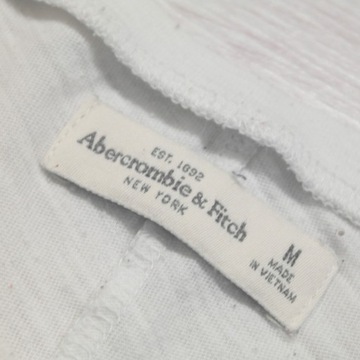 ABERCROMBIE & FITCH _ FIRMOWA KOSZULKA Z LOGO _ M/L