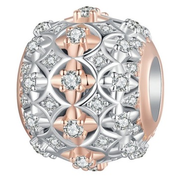 Charms Zawieszka Charms Okrągły Srebro 925 Charmsy Trusky