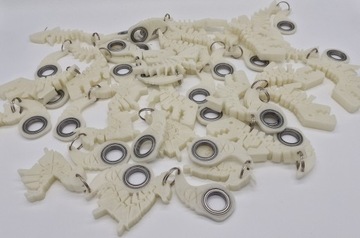 Набор брелоков Keyrambit + Shark KEYSPINNER Светится в темноте Mid Spiner