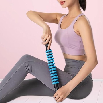 Masażer do ciała Przenośny, elastyczny przyrząd do zwijania, wielofunkcyjny, niebieski