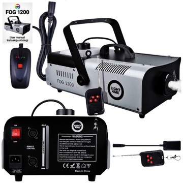 WYTWORNICA DYMU MGŁY DYMIARKA MASZYNA DO DYMU PILOT LIGHT4ME FOG 1200