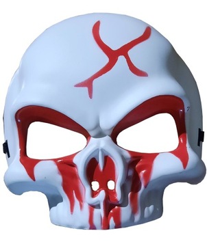 MASKA CZASZKA CZACHA ŚMIERĆ CZASZKI HALLOWEEN 401