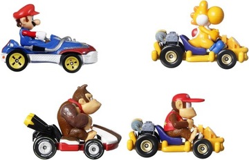 Hot Wheels Mario Kart 4-pak pojazdów HDB22