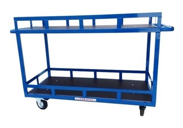WÓZEK platformowy transportowy 80x60 Dwie Półki