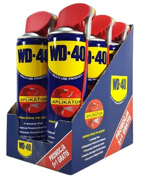 WD-40 450ml Aplikator odrdzewiacz PROMO 5+1 GRATIS