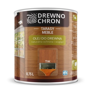 Olej do drewna DREWNOCHRON tik 0,75L
