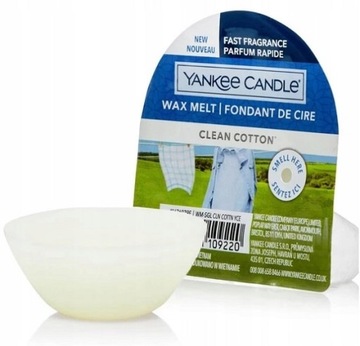 Yankee Candle Clean Cotton wosk zapachowy 22g