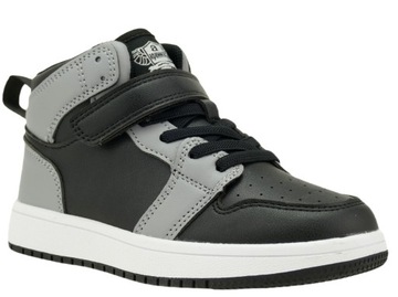 ADIDASY CHŁOPIĘCE WYSOKIE BUTY DZIECIĘCE SPORTOWE WKŁ. SKÓRA LEKKIE R.35