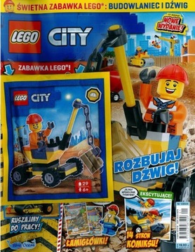 LEGO CITY 1 / 2024 + BUDOWLANIEC + DŻWIG- 29 kl.