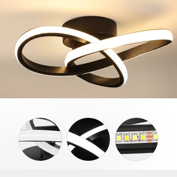 СВЕТОДИОДНОЕ ОСВЕЩЕНИЕ ДЛЯ ЗАЛА, 32Вт, 3 ЦВЕТА СВЕТА, 2200ЛМ