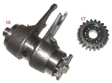 Коробка передач 3-ступенчатая QUAD ATV Romet 50 110c 4T