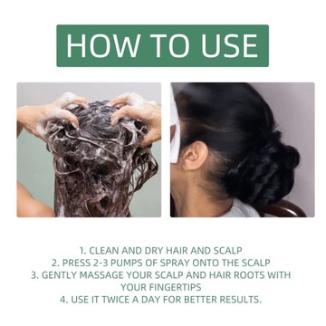 EELHOE White Hair Care Спрей против седины, улучшает состояние волос