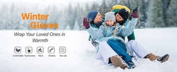 Зимние перчатки SIMIYA для мужчин и женщин, трикотажные перчатки с сенсорным экраном, противоскользящие