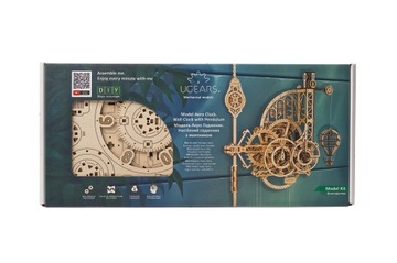 Механические часы с маятником Ugears Aero Clock своими руками