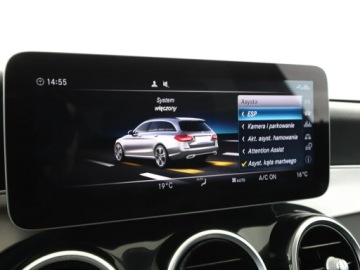 Mercedes Klasa C W205 Kombi Facelifting 2.0 220d 194KM 2018 Mercedes C 220 automat multibeam półskóra navi, zdjęcie 25