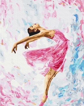 Malowanie Po Numerach Zestaw Balerina 40x50