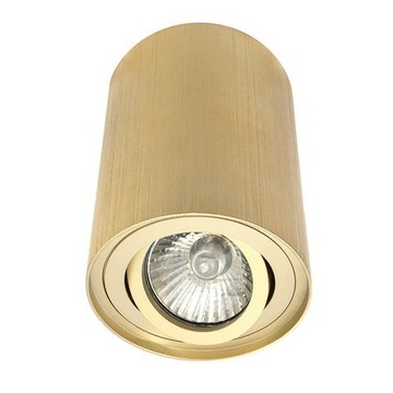 Oprawa Natynkowa Halogenowa Tuba LED GU10 Złota