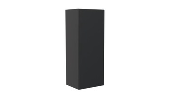 Шкаф для ванной комнаты 100x30x15см Matt Black - В СБОРЕ