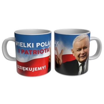 KUBEK PREZESA PIS JAROSŁAW WIELKI POLAK I PATRIOTA