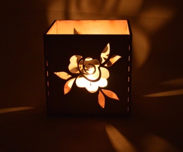 Лазерный сожженный фонарь