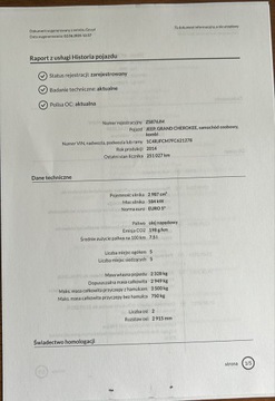 Jeep Grand Cherokee IV Terenowy Facelifting 3.0 V6 CRD 250KM 2014 Jeep Grand Cherokee Overland, FV 23, historia serwisowa, od Osoby prywatnej, zdjęcie 34