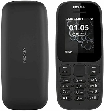 МОБИЛЬНЫЙ ТЕЛЕФОН NOKIA 105 С ДВУМЯ SIM-картами ДЛЯ ПОЖИЛЫХ, КЛАССИЧЕСКИЙ, ПРОСТОЙ