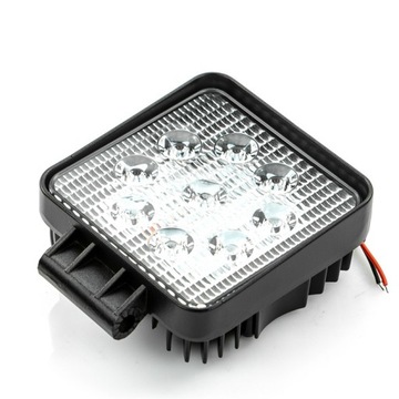 Lampa robocza reflektor kwadratowa LED 9-32V IP67 110x110x50 mm 27W 2200 lm