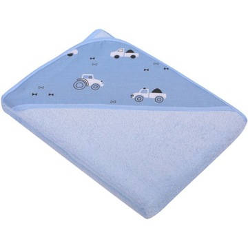 OKRYCIE KĄPIELOWE Z KAPTUREM RĘCZNIK KĄPIELOWY FROTTE 80x80cm DUET BABY
