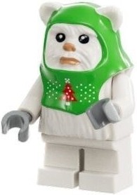 LEGO MINIFIGURKA Ewok w stroju świątecznym sw1298