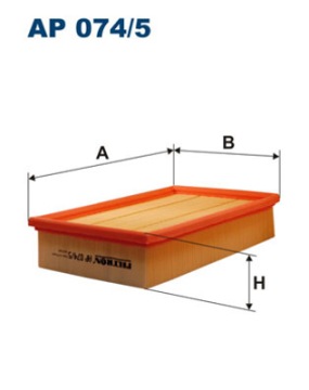 ФИЛЬТРОН ОБЛАСТЬ ФИЛЬТРА AP074/5 ФОРД AP 074/5