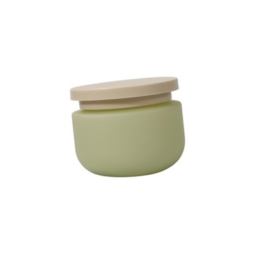 Pojemniki do przechowywania kosmetyków do makijażu, puste, zielone, 250g
