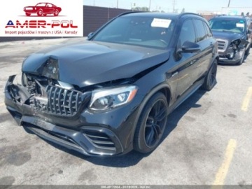 Mercedes GLC C253 SUV AMG 4.0 AMG 63 476KM 2019 Mercedes-Benz GLC 63 AMG 4Matic 2019, 4.0L V8 476KM, odpala i jezdzi, od