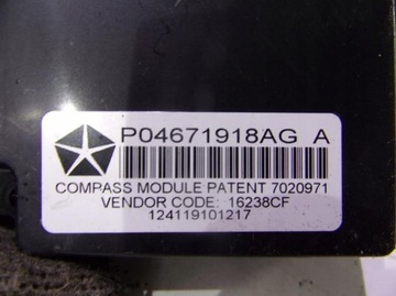 P046714918AG MODUL ŘÍZENÍ JEEP COMPASS FACELIFT 11R