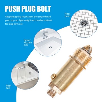 2шт. Выдвижной болт с триггером Waste Click Bolt