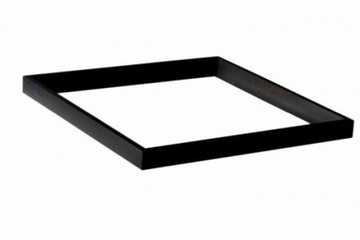 Zestaw montażowy NATYNKOWY do paneli 60x60 RAMKA zatrzask czarny ECOLIGHT