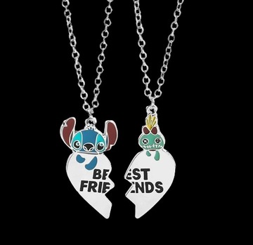 Ожерелье Дружбы Стич Дисней Лило и Стич BFF BEST FRIENDS Для пар