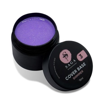 SAGA Professional baza kamuflująca Cover Base Shimmer 3 ,15 ml