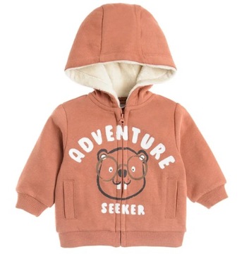 COOL CLUB Bluza chłopięca z kapturem roz 62 cm
