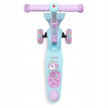 Самокат-балансир Kidwell Rimba 2-в-1 со светодиодной подсветкой