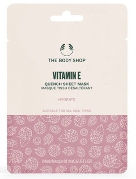 THE BODY SHOP Vitamin E Quench Sheet Mask Maska w płacie Witamina E