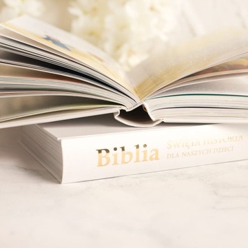 BIBLIA z imieniem prezent na Komunię Pamiątka I Komunia Święta RÓŻNE WZORY