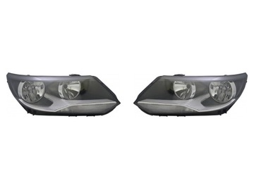 REFLEKTORY LAMPY VW TIGUAN I 11- TYC KOMPLET