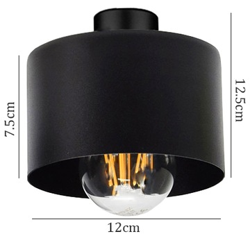 ЛЮСТРА ПОТОЛОЧНАЯ ВСПЫШКА PR-3 LED LOFT E27 СОВРЕМЕННАЯ ГОСТИНАЯ СПАЛЬНЯ