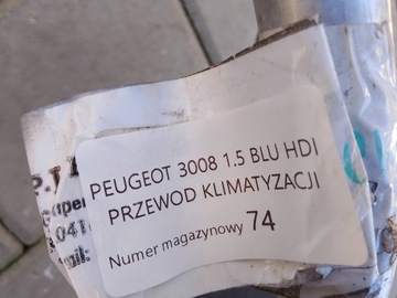 PEUGEOT 3008 1.5 HDI PŘÍVOD KLIMATIZACE