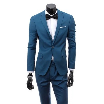 Garnitur męski Kurtka spodnie kamizelka garnitury męskie Slim Fit Tuxedo ma