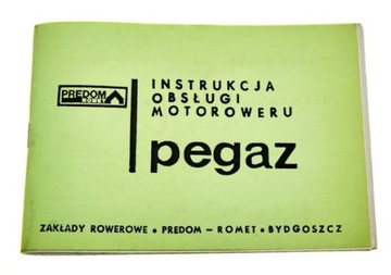 Książka instrukcja obsługi Romet PEGAZ