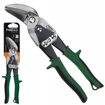 NOŻYCE DO BLACHY 240 MM ODGIĘTE LEWE NEO 31-062